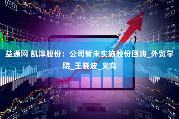 益通网 凯淳股份：公司暂未实施股份回购_外贸学院_王晓波_义乌