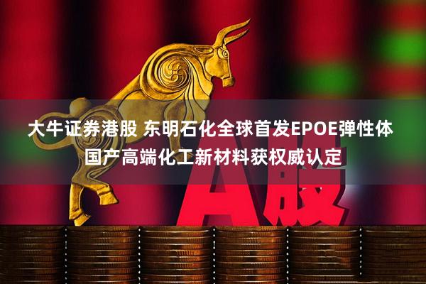 大牛证券港股 东明石化全球首发EPOE弹性体 国产高端化工新材料获权威认定