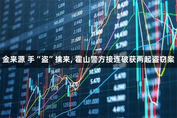 金来源 手“盗”擒来, 霍山警方接连破获两起盗窃案